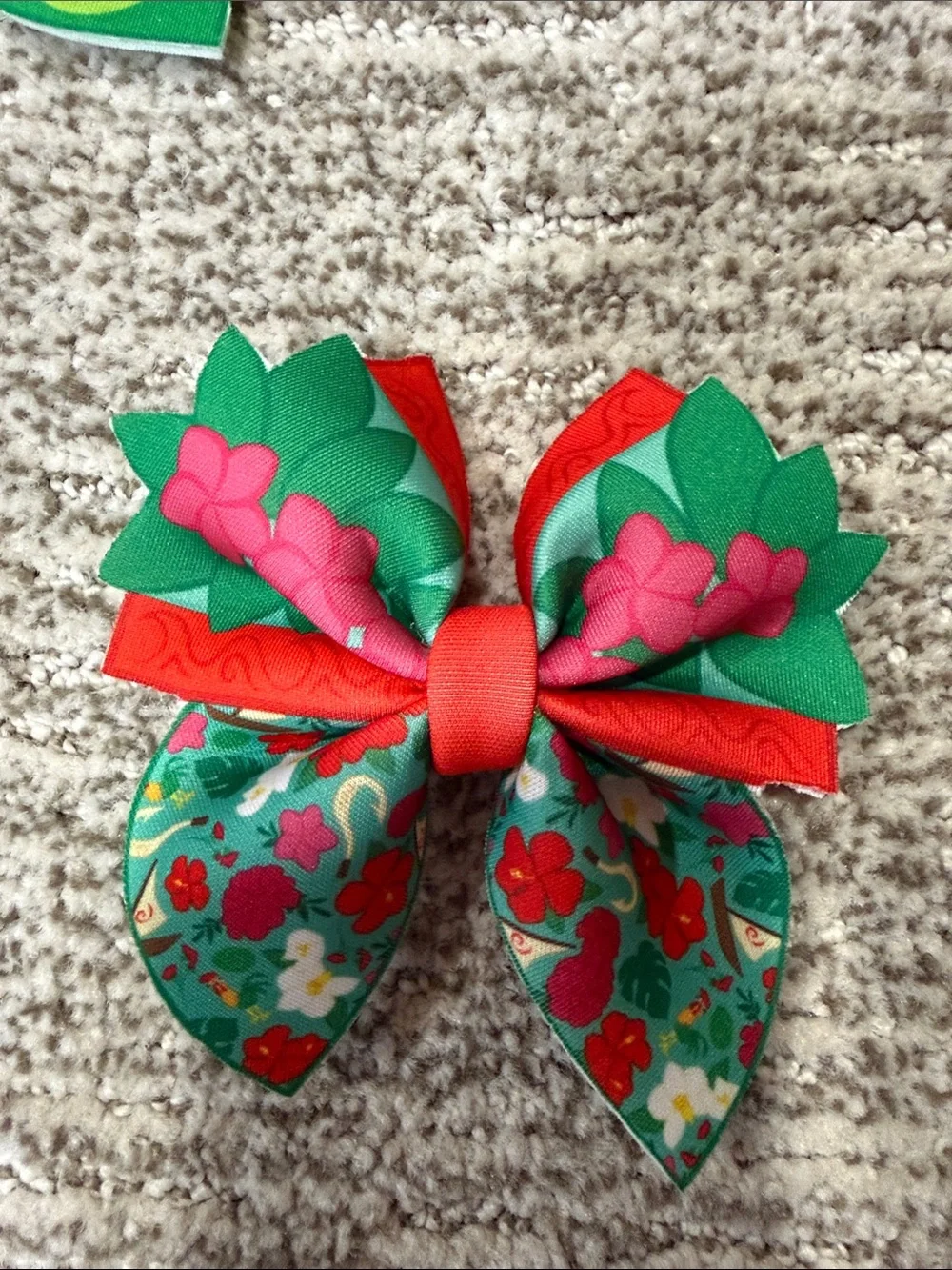 Handmade Moana Hair Bows - Pack of 3
